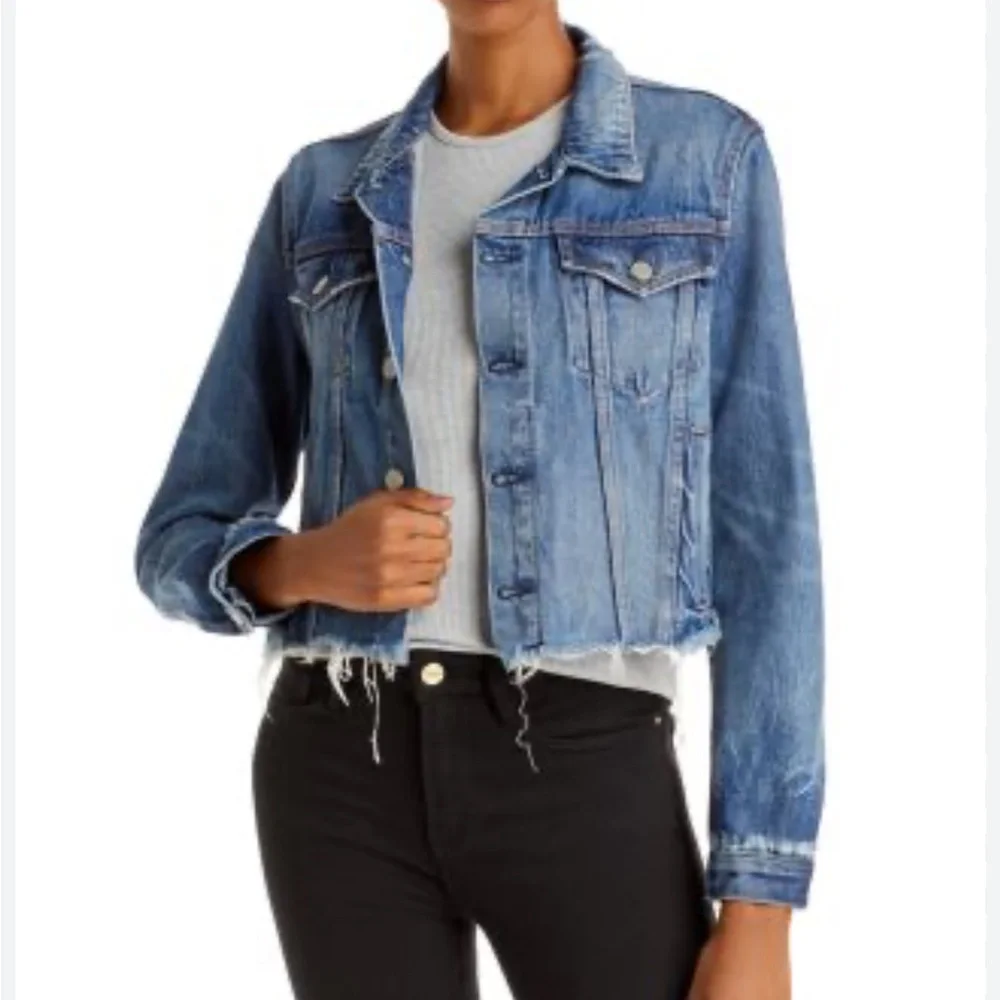 GRLFRND Blue Jean Jacket - Picture 1 of 9